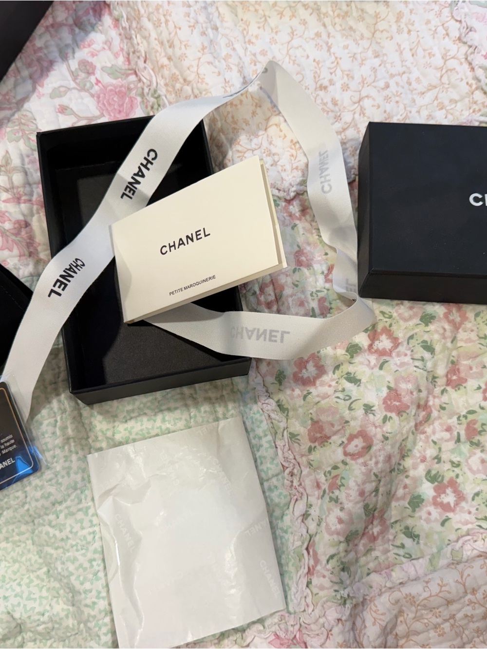 Chanel packaging items